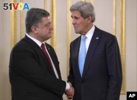 Kerry: US Won't 'Close Eyes' to Russian Aggression in Ukraine 