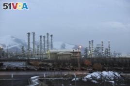 FILE - This Jan. 15, 2011 file photo shows the heavy water nuclear facility near Arak, Iran.
