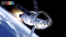 NASA artist rendering of future Orion spacecraft (Credit NASA)