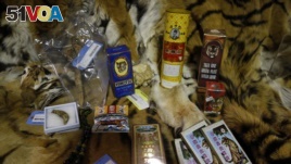 Illegally trafficked animal products. (File)
