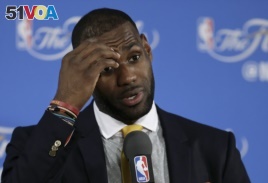 LeBron James and other NBA players said this summer that athletes should speak up about social problems.