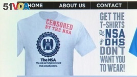 NSA Squabbles With T-shirt Maker Over Free Speech