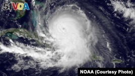 Category 4 Hurricane Joaquin in the Bahamas. Major Hurricane Joaquin as seen by GOES East at 1900Z on October 1, 2015.   