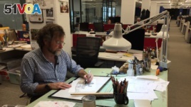 Matt Wuerker, a Pulitzer-Prize winning cartoonist at Politico, creates an average of three cartoons a week.