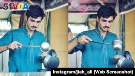 Arshad Khan is known around the world after a photographer posted a photo of him making tea in Pakistan.