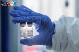A handout photo provided by the Russian Direct Investment Fund (RDIF) shows samples of a vaccine against COVID-19 developed by the Gamaleya Research Institute of Epidemiology and Microbiology, in Moscow, Russia August 6, 2020.