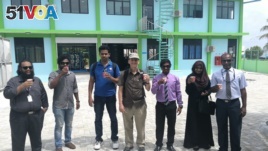 U.S. Government and Government of Maldives officials inaugurate a $3.8 Million Safe Drinking Water System for 4,000 Residents on Hinnavaru, Maldives.