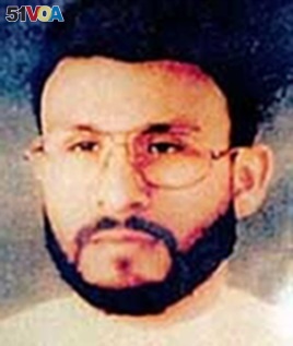 This photo provided by U.S. Central Command, shows Abu Zubaydah, date and location unknown
