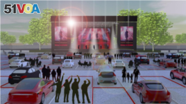 This artist rendering released by Live Nation shows the set up for Live Nation's 