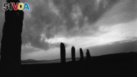 The Ring of Brodgar on the Orkney Islands in Scotland, May 2000. There are more than 1,000 prehistoric sites on the Orkneys, making it the greatest concentration of any place in Europe. (AP Photo/Lisa Marie Pane)