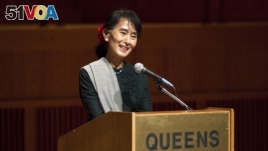 Aung San Suu Kyi Calls for Reconciliation in Burma