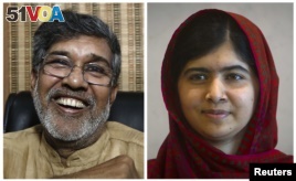Malala and Indian Activist Win Nobel Peace Prize