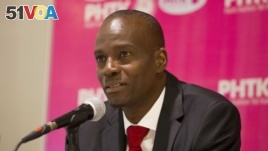 Jovenel Moise, from the PHTK political party, won 55.6 percent of the votes in Haiti's election on November 20. 