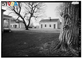 Slave quarters in Louisa County, Virginia.