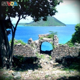 Old Guard House Ruins in the Virgin Islands National Park