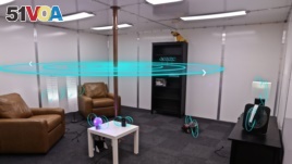 The Walt Disney Company says this room it built can wirelessly power and charge any devices inside it. (Disney Research)