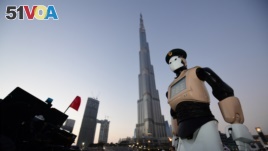 The world's first operational police robot hit the streets of Dubai on May 31, 2017. 