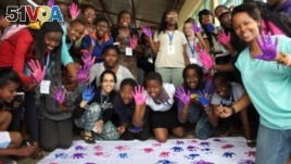 High school girls from different African countries and the United States joined together to study the STEAM fields.