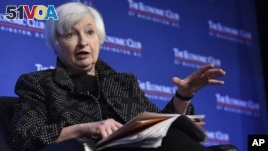 Federal Reserve Chair Janet Yellen at the Economics Club of Washington, Dec. 2, 2015.