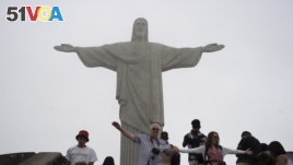 Christ the Redeemer in Rio on its last day open to the public