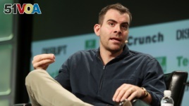 FILE - Adam Mosseri, then-Vice President of Product Management for Facebook, speaks during the 2016 TechCrunch Disrupt in San Francisco, California, U.S. Sept. 14, 2016. 