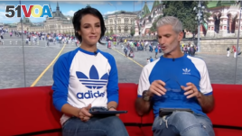 Lucy Zelic and Craig Foster address the growing criticism of Zelic's correct pronunciation of World Cup players' games. (video screengrab)