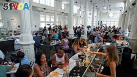 Sunday brunch at the newly renovated St. Roch market in New Orleans.