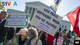 US Supreme Court Hears Gay Marriage Debate