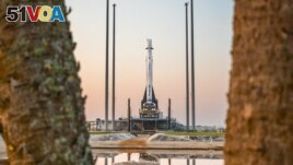 Relativity Space's 3D-printed rocket Terran 1 sits on the launch pad in Cape Canaveral, Florida on March 8. The company's launch on March 22 failed. (Trevor Mahlmann/Relativity Space via REUTERS)