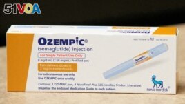FILE - A box of Ozempic, a semaglutide injection drug used for treating type 2 diabetes and made by Novo Nordisk, is seen at a Rock Canyon Pharmacy in Provo, Utah, U.S. March 29, 2023. (REUTERS/George Frey/File Photo)
