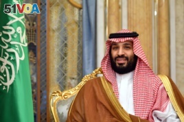 FILE - Saudi Arabia's Crown Prince Mohammed bin Salman attends a meeting with U.S. Secretary of State Mike Pompeo in Jeddah, Saudi Arabia, September 18, 2019. Mandel Ngan/Pool via REUTERS/File Photo