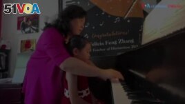 Four-year-old Girl Became Piano Player in One Year
