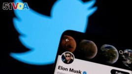 FILE - A photo illustration shows Elon Musk's Twitter account and the Twitter logo. (REUTERS)