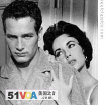 Paul Newman and Elizabeth Taylor in 'Cat on a Hot Tin Roof'