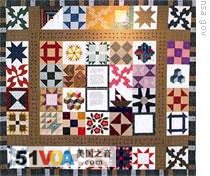 An example of a slave quilt at the National Cryptologic Museum