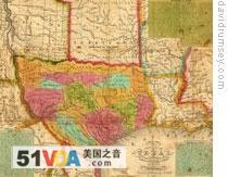 An 1836 map of Texas