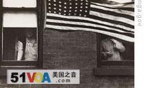 'Parade-Hoboken, New Jersey,' by Robert Frank, the first photograph in 'The Americans.'