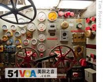 Controls in the Lexington's engine room
