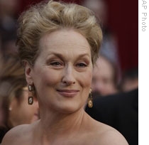 Meryl Streep at the Academy Awards in February