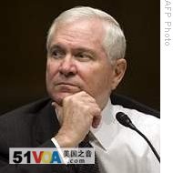 US Defense Secretary Robert Gates testifies before the Senate Armed Services Committee on Capitol Hill in Washington, DC, 27 Jan 2009<br />