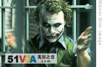 Heath Ledger as 'The Joker' in The Dark Knight