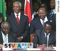 A Year after Violence, Annan Urges More Action by Kenyan Leaders