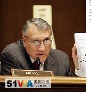 Senate Finance Committee member Sen. Jon Kyl, R-Arizona, during a hearing on Capitol Hill in Washington (File)
