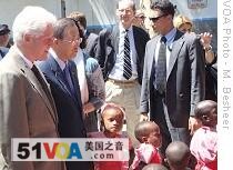 UN Chief, Bill Clinton Promote Development in Haiti