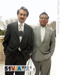 Muhammad Salim Akhtar (left) and Muhammad Ashraf Toor