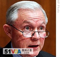 The Senate Judiciary Committee's newest ranking Republican, Sen. Jeff Sessions, R-Ala., 06 May 2009
