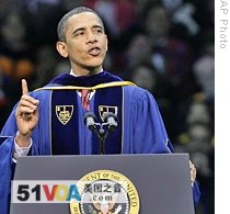 President Obama Delivers Address to Notre Dame Graduates