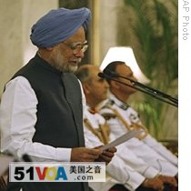 Singh Sworn in For 2nd Term as India's Prime Minister