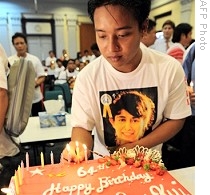 Aung San Suu Kyi Celebrates Birthday Behind Bars