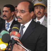 Gen. Mohamed Ould Abdel Aziz in his home city Akjoujt, 15 Mar 2009